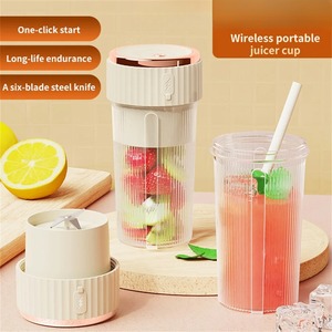 Nueva Licuadora Portátil Inalámbrica, Exprimidor Eléctrico Recargable por USB, Vaso Mezclador de Jugos, Vaso para Batidos y Hielo Picado para el Hogar - Product Image 6
