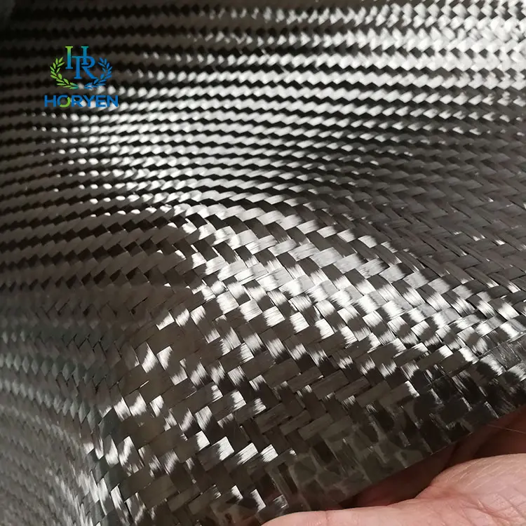 Professionale ad alta resistenza T700 12K 400gsm saia/tessuto in fibra di carbonio rotolo materiale in fibra di carbonio rotolo