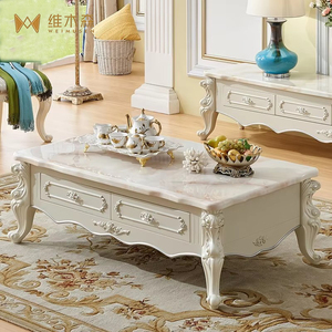 Tavolo da caffè e da tè moderno in stile europeo semplice tavolo lungo intagliato per il Design del pannello di legno del piccolo <span class=keywords><strong>soggiorno</strong></span> - Product Image 1