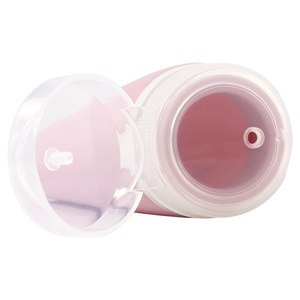 Popular libre de BPA aprobado por TSA fácil de apretar botella vacía reutilizable de silicona juego de botellas de viaje 90ml con tapa a prueba de fugas - Product Image 4