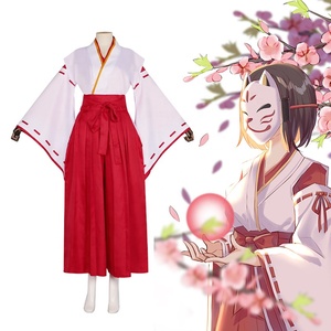 Disfraz de cosplay de Genshin Impact: Ropa de la esposa de Risa, bruja de la ciudad, flor dispersa, para juego de rol, animación, Kendo - Product Image 2