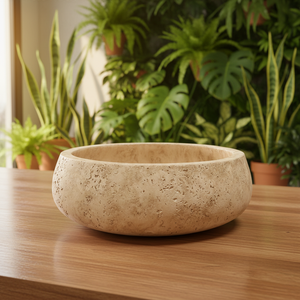 <span class=keywords><strong>Frutero</strong></span> Decorativo Redondo Grande de Hormigón Ecológico, Nuevo Diseño Clásico para Exhibición en Escritorio - Product Image 2
