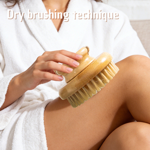 <span class=keywords><strong>Brosse</strong></span> corporelle ronde naturelle multi-matériaux OEM ODM de qualité supérieure pour massage anti-cellulite, exfoliation et bien-être de la peau - Product Image 5