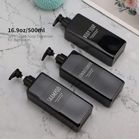 MAYSURE 250/350/500ml Nouveaux flacons de shampoing ronds personnalisés pour animaux de compagnie avec pompe à lotion et pulvérisateur pour infusion