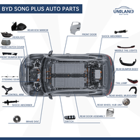 Nouveau vitrage de hayon pour BYD Song Plus Dmi, vitre arrière de rechange, pièce de remplacement, assemblage 1268094100 SA3F6303100