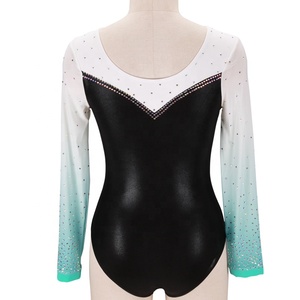 Costume de danse unisexe à manches longues, nouveau, vêtements avec strass, personnalisés, pour bascule de gymnastique, d'entraînement au <span class=keywords><strong>Gym</strong></span>, vente en gros - Product Image 3