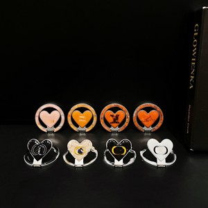 Soporte Magnético de Lujo para Teléfono con Diseño de Corazón, de Plástico ABS, con Logotipo Doble C de Camelia, Rotación de 360 Grados, Agarre para Dedos, Base de Epoxi - Product Image 5