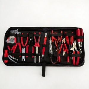 Auto Repair <b>Pliers</b> <b>Set</b> 14 Pieces High Carbon Steel Soft Case Storage Car Maintenance Tools - Product Image 3