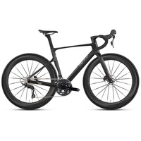 Vélo de route en fibre de carbone CYCTRAC R18 VTT Freins à disque doubles Shiman0 R7120 Fourche en carbone Cadre rigide 24 vitesses 700c