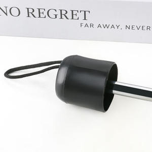 Parapluie pliant manuel QX, motif floral transparent et romantique, pliable en trois, pour adulte, style américain, 8 baleines, broderie - Product Image 5