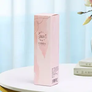 Umweltfreundliche recycelbare bedruckte faltbare Verpackung aus Papier für Parfümkarte kundendefiniertes Logo Kosmetikflasche Geschenkbox