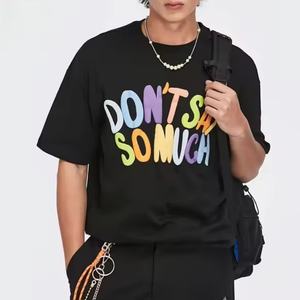 <span class=keywords><strong>T</strong></span>-shirts personnalisés pour hommes en coton épais, style streetwear, fabricant <span class=keywords><strong>de</strong></span> marques, tee-<span class=keywords><strong>shirt</strong></span> graphique oversize, vêtements décontractés <span class=keywords><strong>de</strong></span> haute qualité - Product Image 3