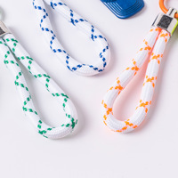 Sangle de bouteille d'eau TOLKA avec breloque tissée, accessoire de sac et porte-clés DIY, pendentif pour coque de téléphone, technique de tissage TK-0205 #