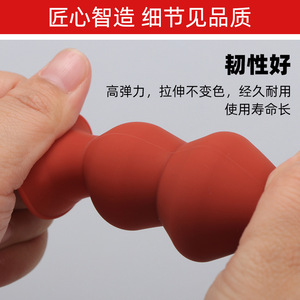 หัวดูดสุญญากาศซิลิโคนรูปไข่สำหรับอุตสาหกรรม ทนความร้อนสูง สำหรับท่อลมแบบพิเศษ - Product Image 3