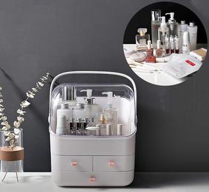 Organizador de Cosméticos con Cajones y Asa Portátil, Exhibidor de <span class=keywords><strong>Maquillaje</strong></span> <span class=keywords><strong>para</strong></span> Regalo, Éxito de Ventas en <span class=keywords><strong>Amazon</strong></span> - Product Image 1