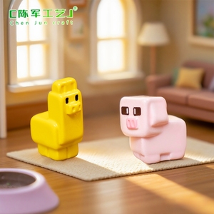 Juego de construcción tridimensional Weij, lindo muñeco, accesorios decorativos para bricolaje, adornos pequeños para escritorio y coche - Product Image 5