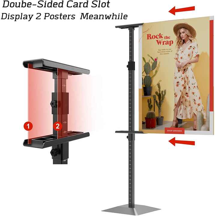 4 Pièces Porte Affiches A4, Présentoir A4 En Acrylique