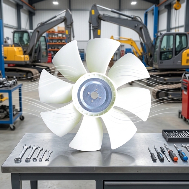 High Quality Zeqi Brand Cooling Fan Blade for PC60-5 and PC130-7 Excavators 4D95 Engine 6 Months Warranty