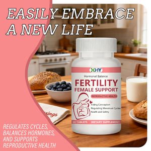 Comprimés de soutien de la fertilité pour les femmes Coenzyme Q10 Comprimés Complément alimentaire NO-GMO végétalien Comprimés sans gluten - Product Image 3