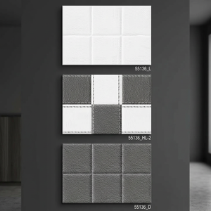 กระเบื้องผนังพอร์ซเลนหินอ่อนสีเทามันวาวขนาด300X450มม. 30x45ซม. 12X18นิ้วสำหรับการออกแบบตกแต่งภายในอาคารพาณิชย์ - Product Image 5