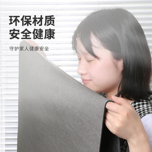 Tapis de porte d'entrée rectangulaire, couleur unie, antidérapant, en cuir arc-en-ciel, pour entrée de maison - Product Image 3