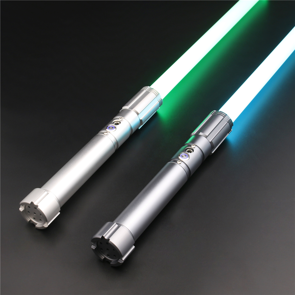 TXQsaber Stunt Lightsaber Smooth Swing Lightsaber with 10 sets sound fonts 12 colors changing Removable Blade