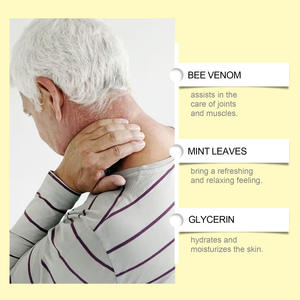Crème de soin des articulations Pénétration du venin d'abeille Soulagement du gonflement Formule d'amélioration de la mobilité - Product Image 4