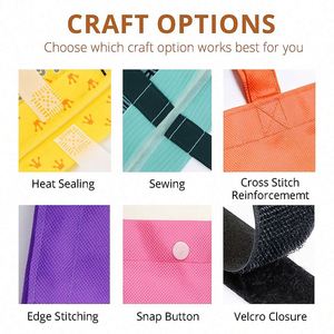 Well-Made Custom Logo Promotional Reusable Laminated Shopping Tote for Giveaway Non-Woven Shopper Bag - Product Image 5