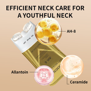 <span class=keywords><strong>Crema</strong></span> <span class=keywords><strong>Reafirmante</strong></span> para el Cuello con HA-8 y Rodillo Masajeador, Humectante Lifting para Suavizar e Hidratar 120g - Product Image 4