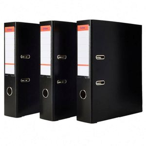 A4 Paper Organizer Binder with Clip and Finger Grip Hole 2-Ring 3-Inch Lever Arch Binder File <b>Folder</b> Lever Arch File <b>Folder</b> - Product Image 1