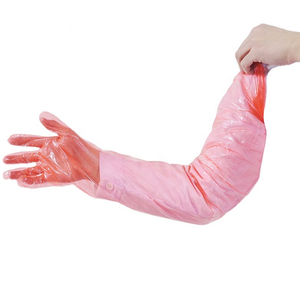 Prodotti <span class=keywords><strong>animali</strong></span> e veterinari guanti ostetrici monouso morbidi da 90cm - Product Image 5