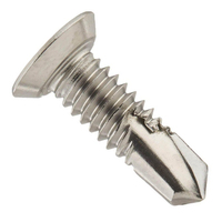 Vis auto-perceuse Torx avec plateau de bugle plat et vis auto-perceuses peintes à goujon en métal à tête hexagonale