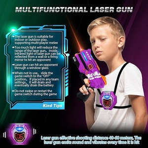 Laser Tag Guns Set Van 2 Laser Tag Met Digitale Led Score Display Vesten Voor Tieners Schieten Spel Buiten Speelgoed - Product Image 4