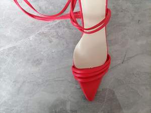 <span class=keywords><strong>Zapatos</strong></span> de Tacón Alto a la Moda QuiteS con Punta Fina para <span class=keywords><strong>Mujer</strong></span> Sandalias de <span class=keywords><strong>Pasarela</strong></span> con Tacón de Aguja y Tira Cruzada <span class=keywords><strong>Zapatos</strong></span> de Tacón de Cuña para Damas - Product Image 6