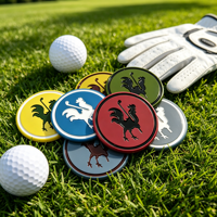 Marqueur de balle de golf en titane vierge pour sublimation, stylo amusant pour kit de plongée DIY, gravure laser de marqueur de golf, étui vierge pour marqueur de golf