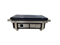 Auplex 25-N restaurant bbq japonais carré Hibachi charbon de bois en céramique Kamado Grill pour barbecue intérieur et extérieur