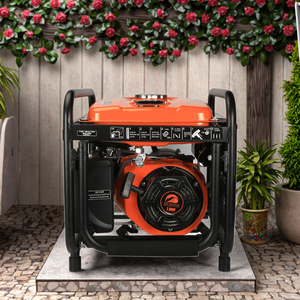 Générateur à essence puissant de 420 cm³, 6,5 kW, double tension, démarrage manuel/électrique, pour usage domestique et irrigation 004-007 6,5 kW - Product Image 1