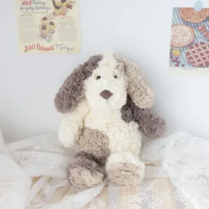 Vendita calda simpatico cane peluche peluche personalizzato morbido cucciolo giocattoli di peluche