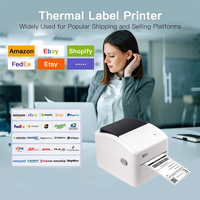 Imprimante d'étiquettes d'expédition thermique YHD-420B 4 pouces 203 DPI USB/BT/LAN/WIFI, compatible avec Windows, Android, iOS