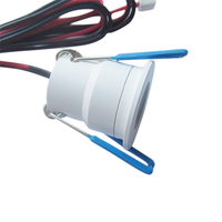 Mini spot encastré LED blanc chaud IP65, nouveau design, 3W et 28mm, très demandé, ensemble de mini spots LED.