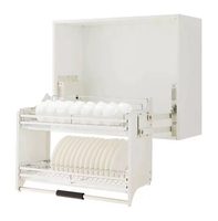 Mais Recente Cesto Organizador de Parede para Cozinha, Deslizante, Moderno, Tipo Prateleira