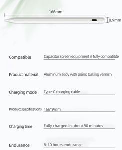 Embouts de stylet en métal et en plastique pour <span class=keywords><strong>Apple</strong></span> Pencil 1ère génération 2ème génération pour Logitech <span class=keywords><strong>Crayon</strong></span> - Product Image 4