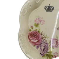 Nieuw Design Milieuvriendelijke Melamine Ronde Fruitborden Serviesgoed Set Gepolijste Food Grade Plaat Voor Hotel Restaurant Thuisgebruik