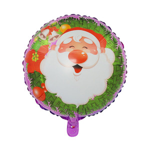 Nouveau <span class=keywords><strong>Noël</strong></span> Décoratif En Aluminium <span class=keywords><strong>Film</strong></span> Ballon 18 pouces <span class=keywords><strong>Père</strong></span> <span class=keywords><strong>Noël</strong></span> Arbre Bonhomme De Neige Flottant Boule Ronde En Aluminium feuille Ballon - Product Image 2