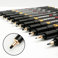 Stylos de dessin Fineliner professionnels multi-tailles Pigment encre noire tailles de points assorties étanches pour écrire le dessin