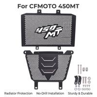 Protection de radiateur en alliage d'aluminium pour CFMOTO 450MT, grille en maille, protection contre les éclats de pierre, sans perçage, durable