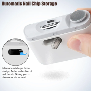 Cortaúñas automático inteligente de doble velocidad 2 en 1 inalámbrico recargable automático para bebés para recortador de uñas - Product Image 5