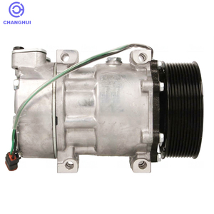 Compresor de Aire Acondicionado 1888032, Compresor de CA 1531196 para Scania Serie P-/G-/<span class=keywords><strong>R</strong></span>-/T-, Nuevo, Compresor de CA de 12V, NRF32705 - Product Image 4