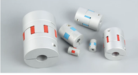 Connecteur de vis à double diaphragme, élastique, en forme de trèfle, à couple élevé, pour vis de commande de moteur pas à pas et servo-moteur