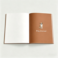 Carnet personnalisé pour animaux de compagnie, journal de chien personnalisé, carnet minimaliste, pages lignées, cadeau pour les amoureux des animaux